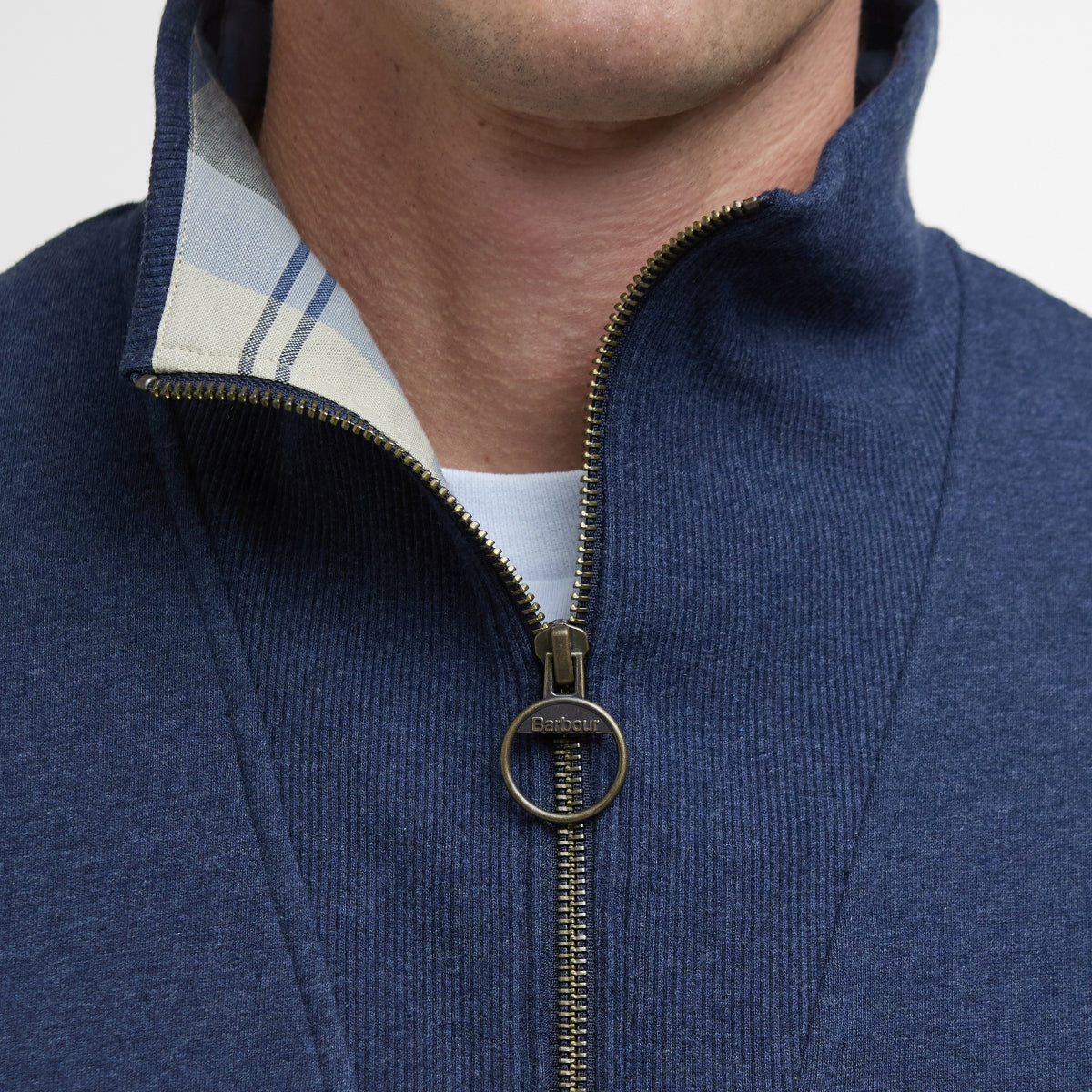 Barbour Nelson Half-Zip Men's Sweatshirt | Navy Marl