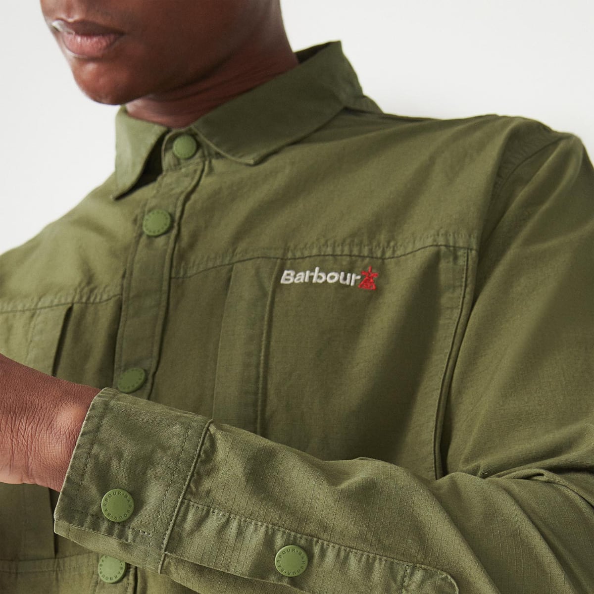 Barbour Annan Men's Overshirt | Burnt Olive