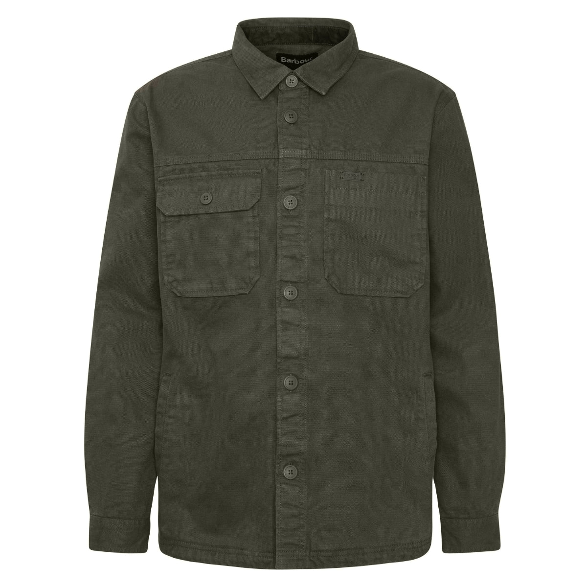 Barbour Lingfield Canvas Men's Overshirt | Fern