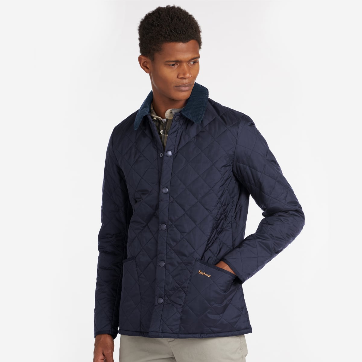 Barbour Heritage Liddesdale Quilted Men's Jacket Navy