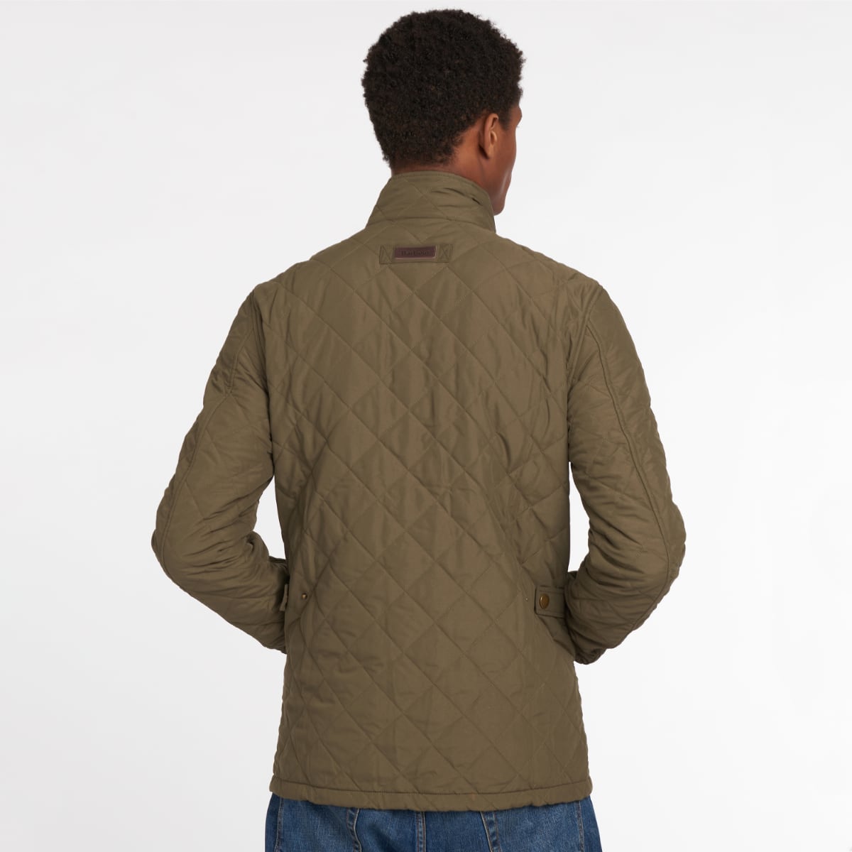 Barbour Shoveler Quilted Men's Jacket | Army Green