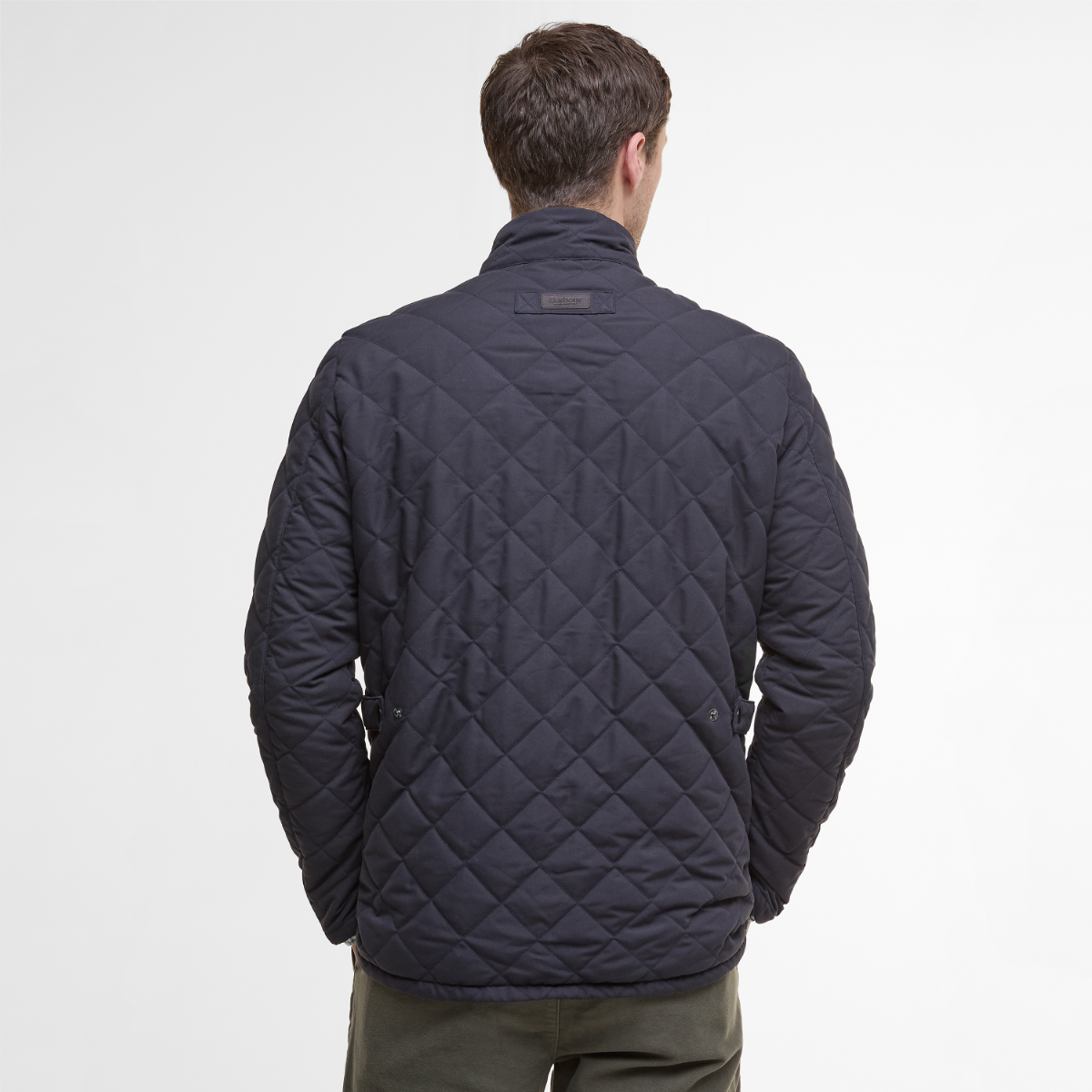Barbour Waterproof Shoveler Quilted Men's Jacket | Navy