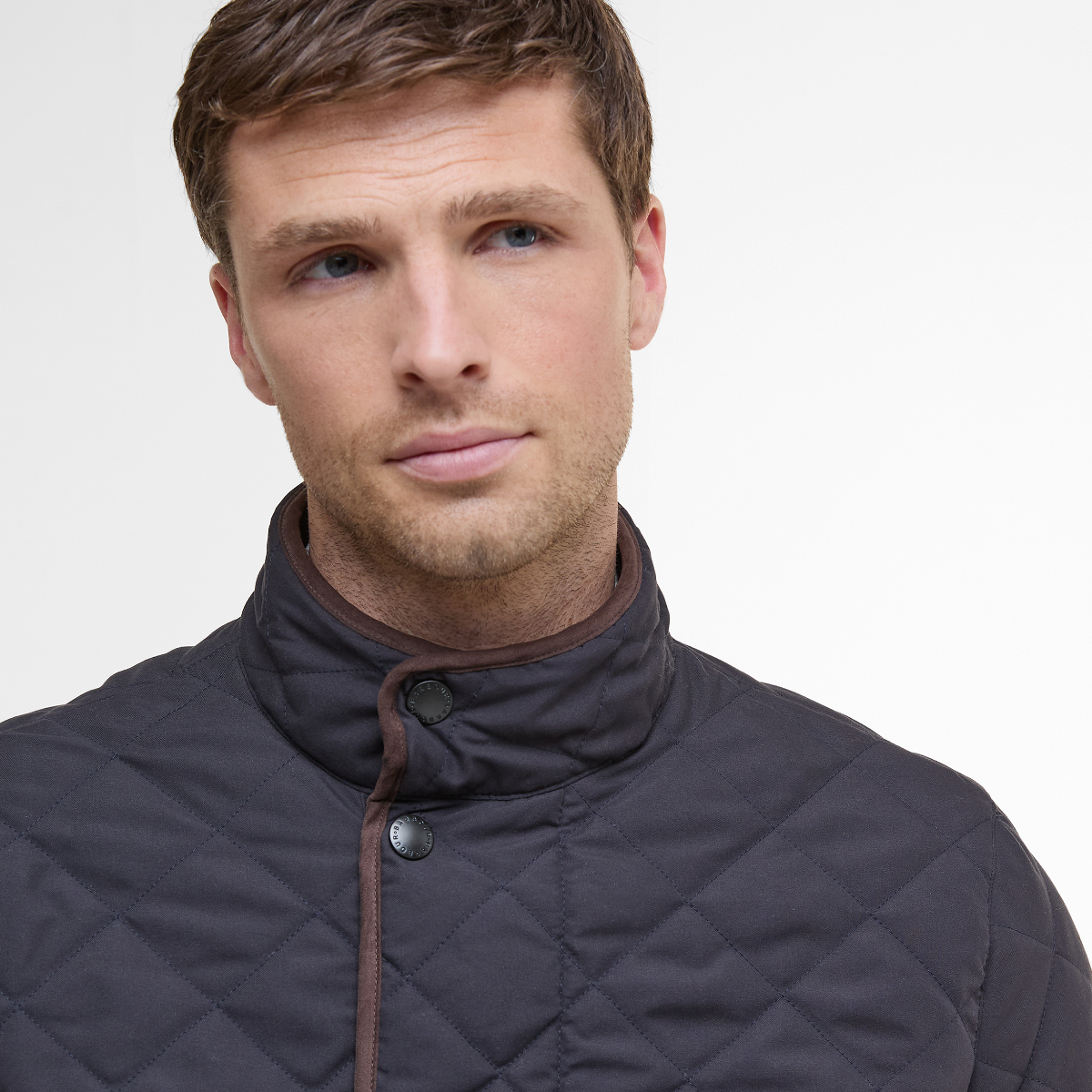 Barbour Waterproof Shoveler Quilted Men's Jacket | Navy