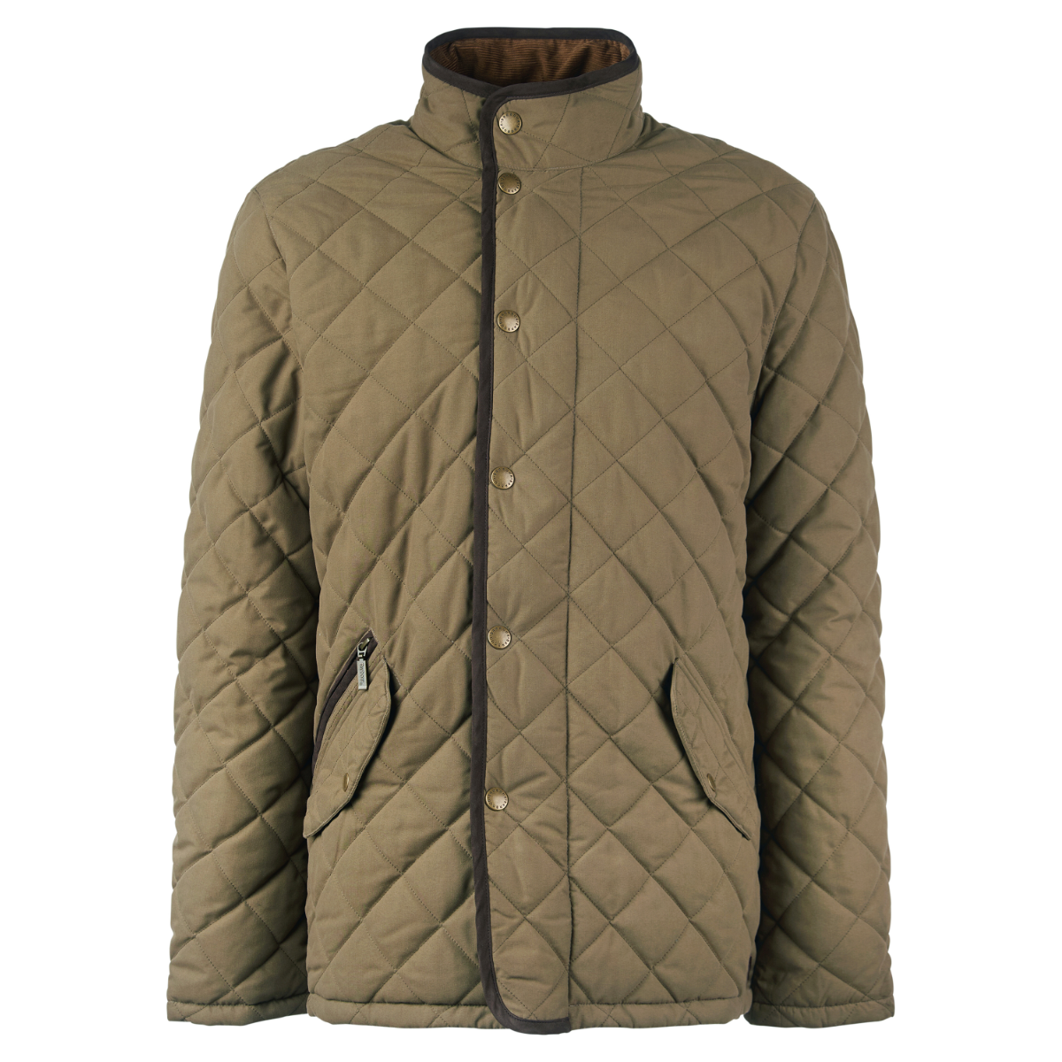 Barbour Waterproof Shoveler Quilted Men's Jacket | Clay