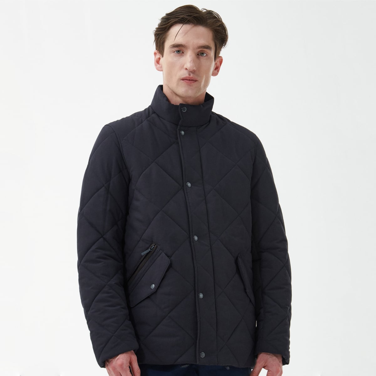 Barbour Winter Chelsea Quilted Men's Jacket | Navy
