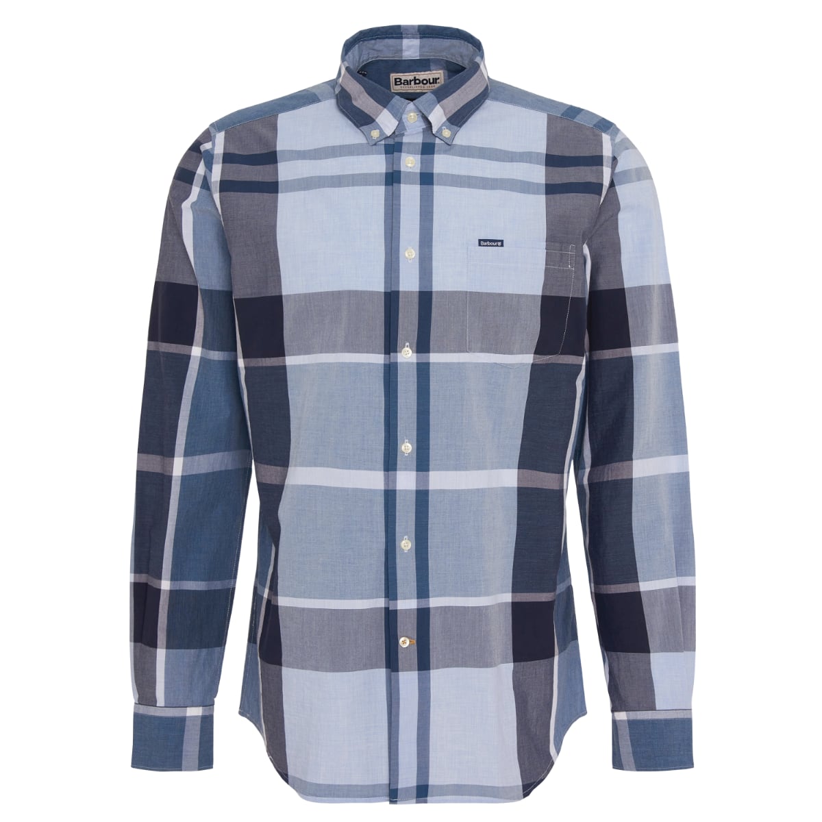 Barbour Harris Tailored Fit Men's Shirt | Berwick Blue Tartan