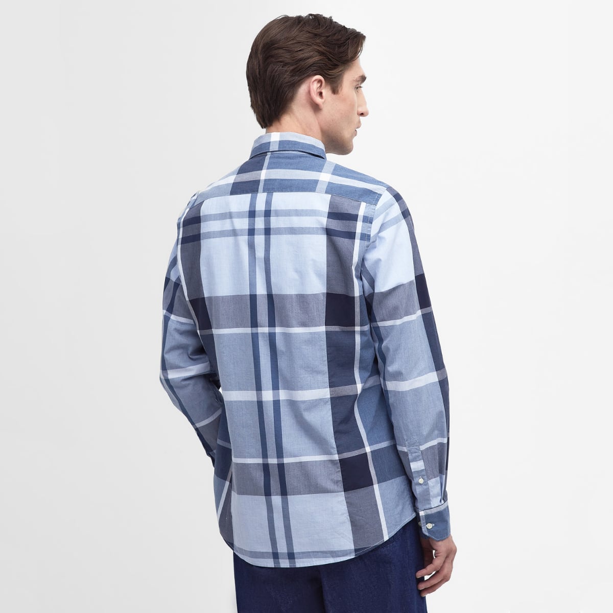 Barbour Harris Tailored Fit Men's Shirt | Berwick Blue Tartan