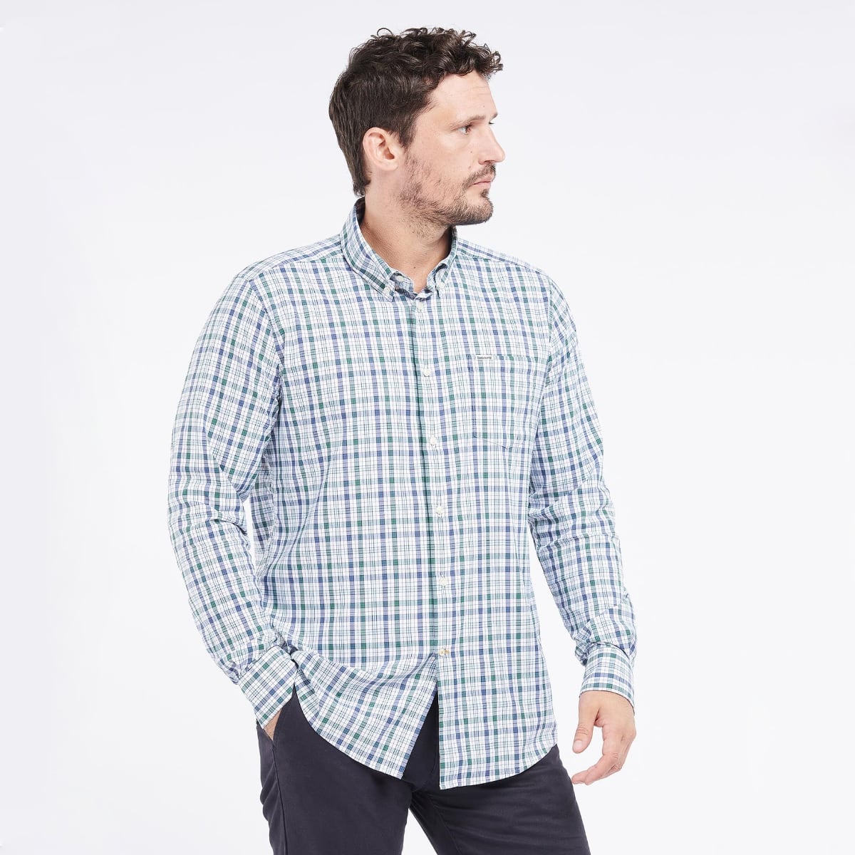 Barbour Hallhill Performance Shirt | Green