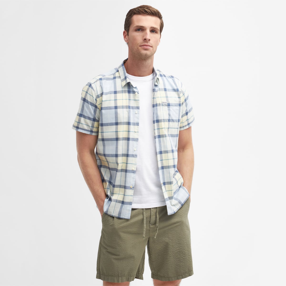 Barbour Gordon Short Sleeve Regular Fit Men's Shirt | Sandsend Tartan