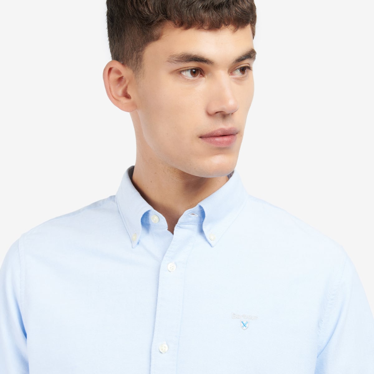 Barbour Oxtown Tailored Fit Men's Shirt | Sky