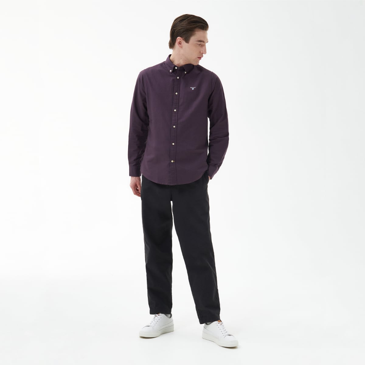 Barbour Oxtown Tailored Fit Men's Shirt | Fig