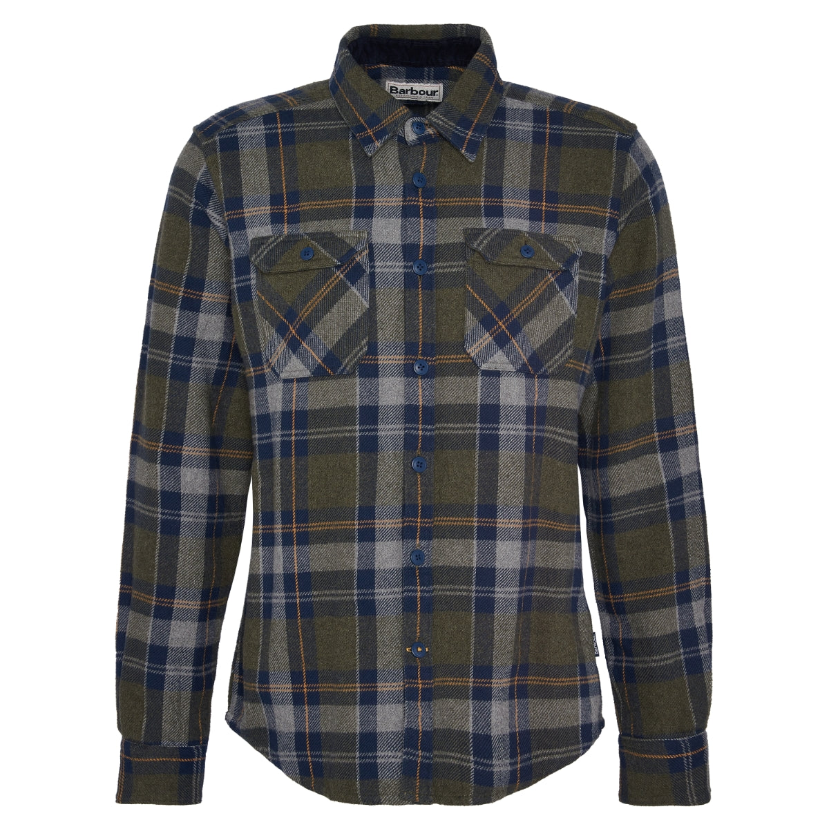 Barbour Snowcap Tailored Fit Men's Shirt | Olive Marl