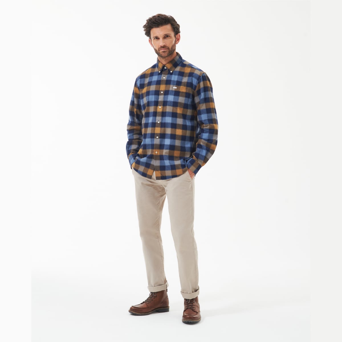 Barbour Damfield Regular Fit Shirt | Navy
