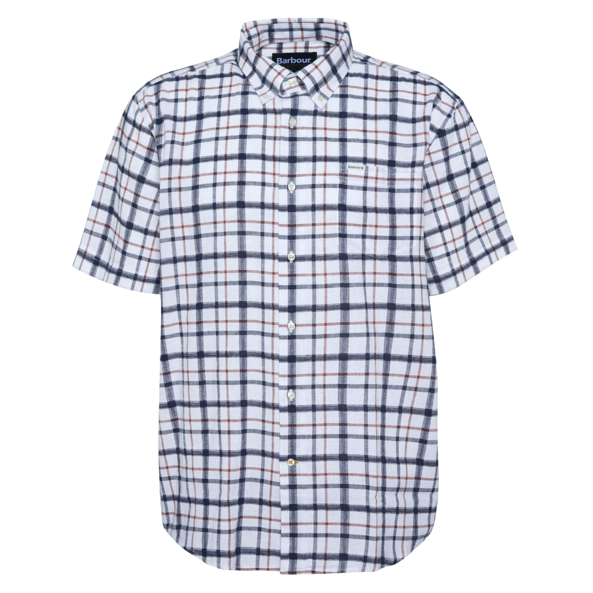 Barbour Glover Short-Sleeved Regular Fit Men's Shirt | Brook Blue
