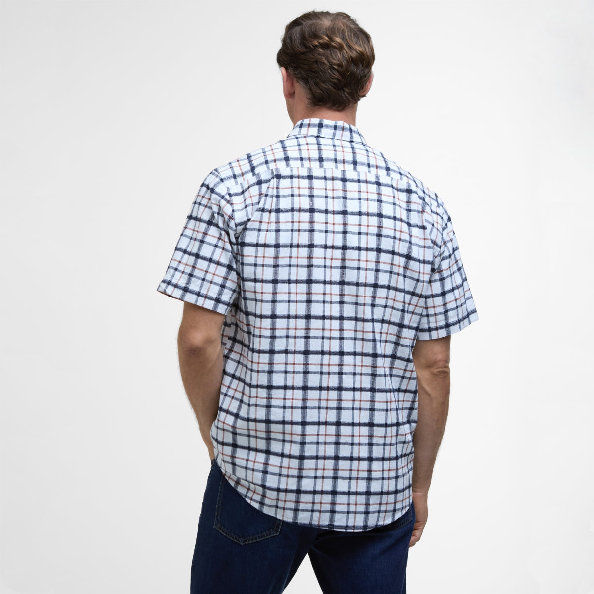 Barbour Glover Short-Sleeved Regular Fit Men's Shirt | Brook Blue