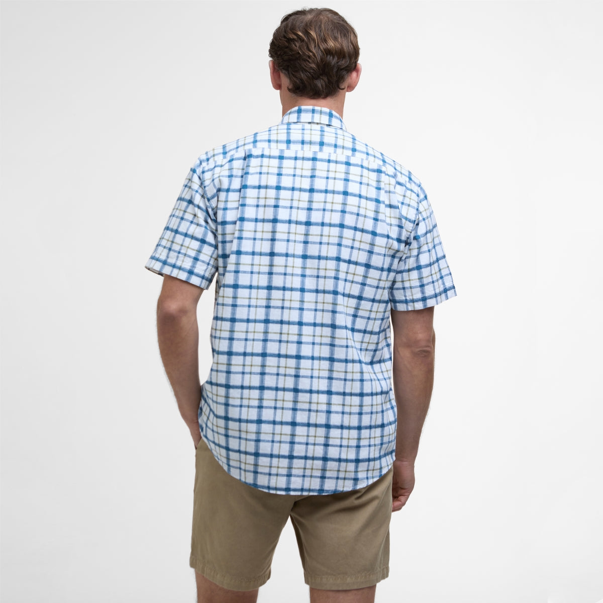 Barbour Glover Short-Sleeved Regular Fit Men's Shirt | Navy