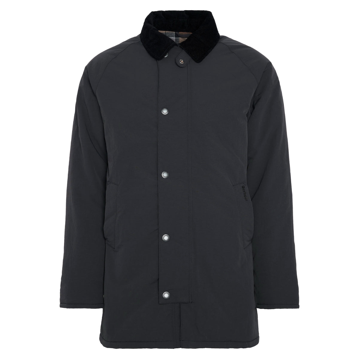 Barbour Winter Wadded Showerproof Men's Mac | Black