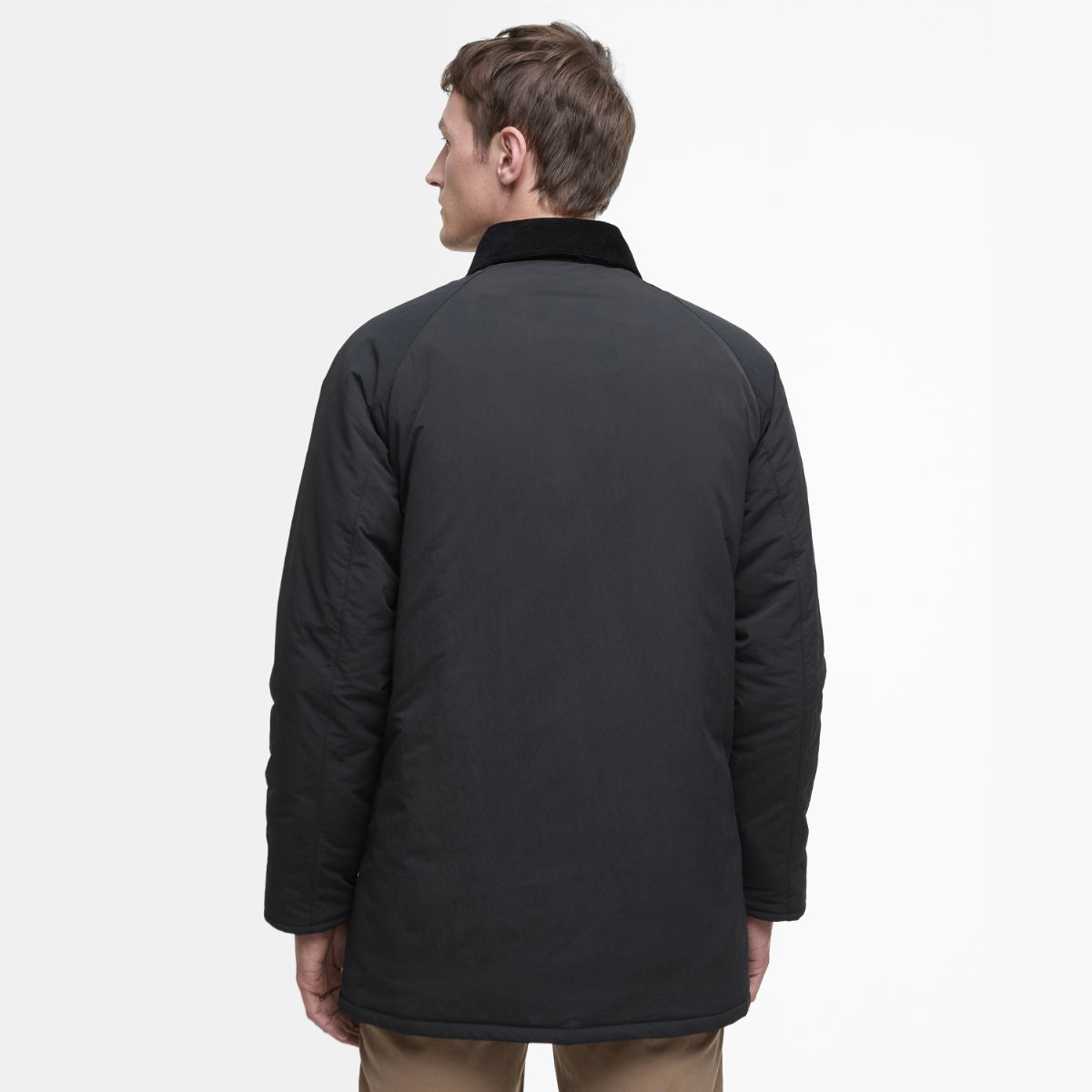 Barbour Winter Wadded Showerproof Men's Mac | Black