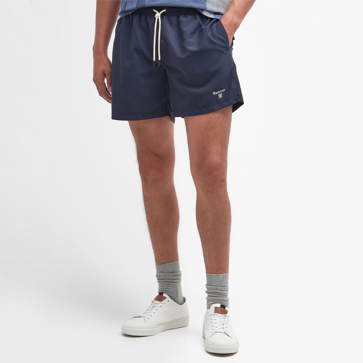 Barbour Staple Logo Swim Men's Shorts | Navy