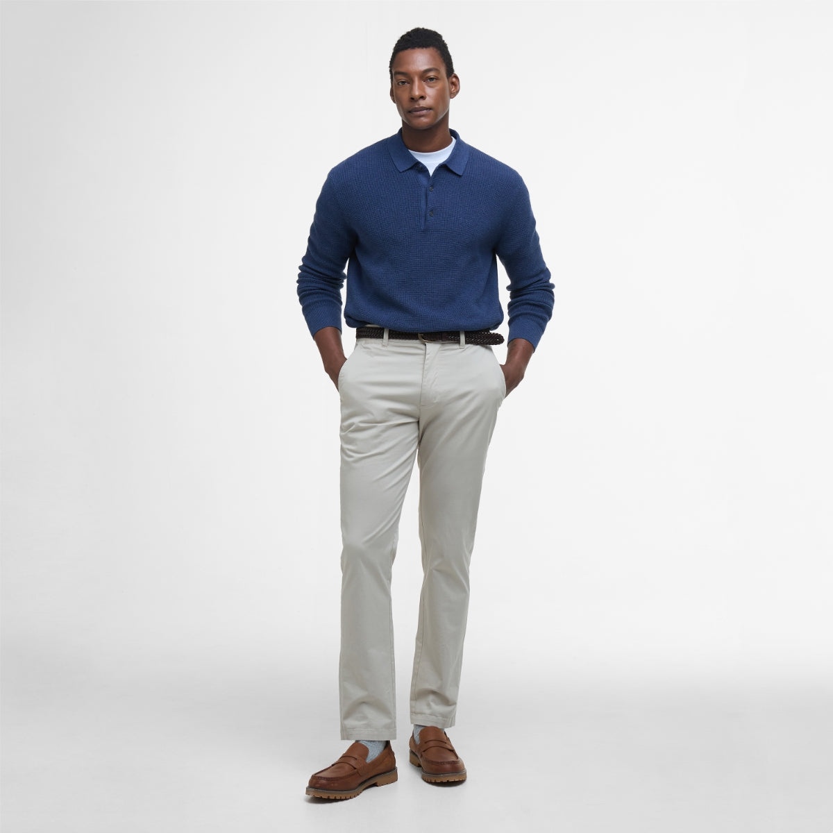 Barbour Lightweight Stretch Tailored Men's Chinos | Mist