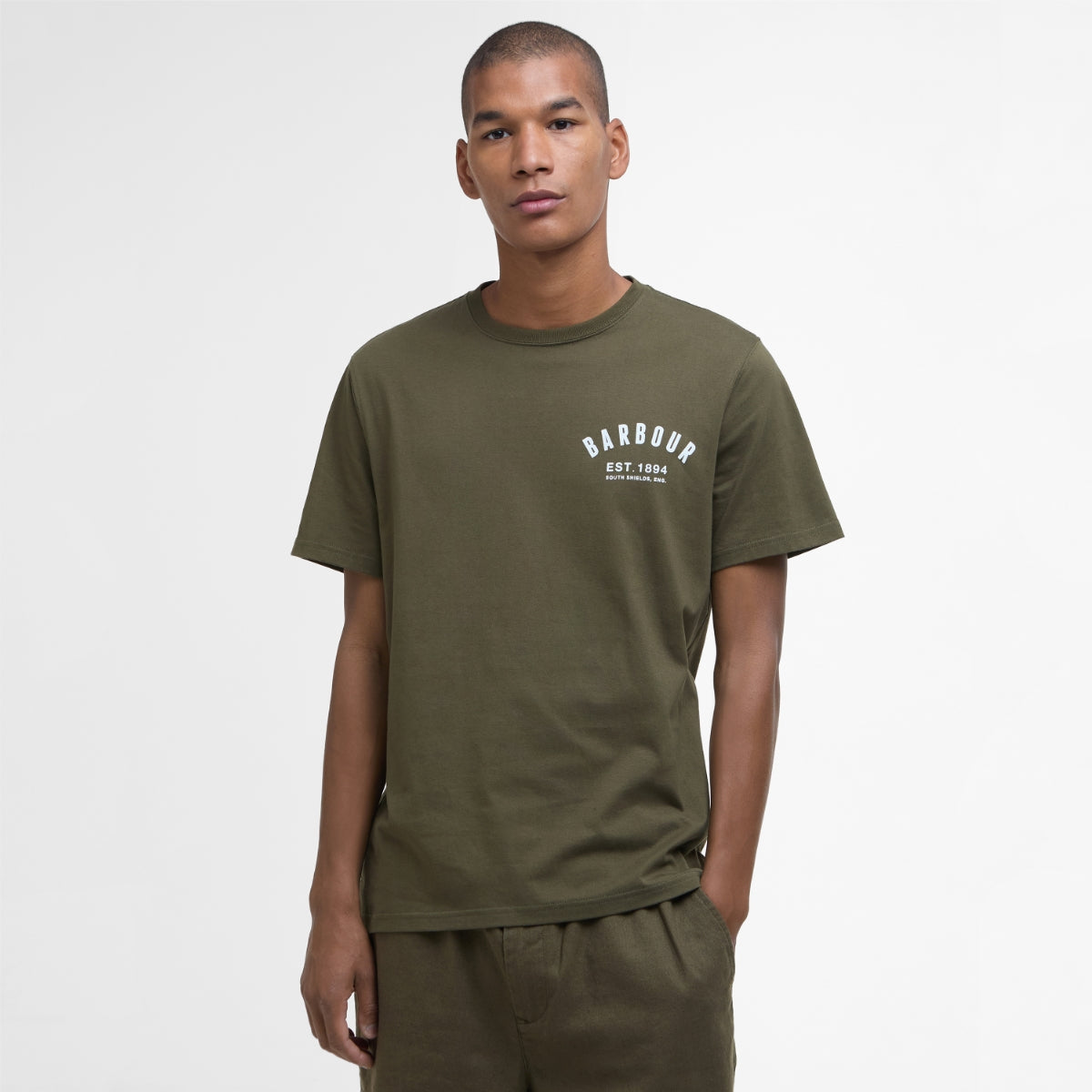 Barbour Men's Preppy T-Shirt | Light Sage