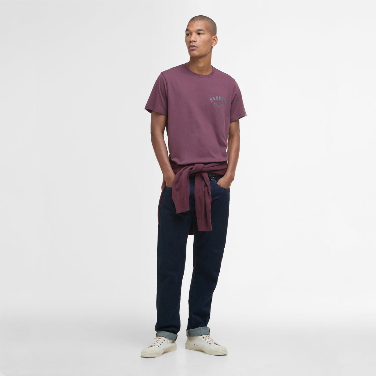 Barbour Men's Preppy T-Shirt | Burnt Heather