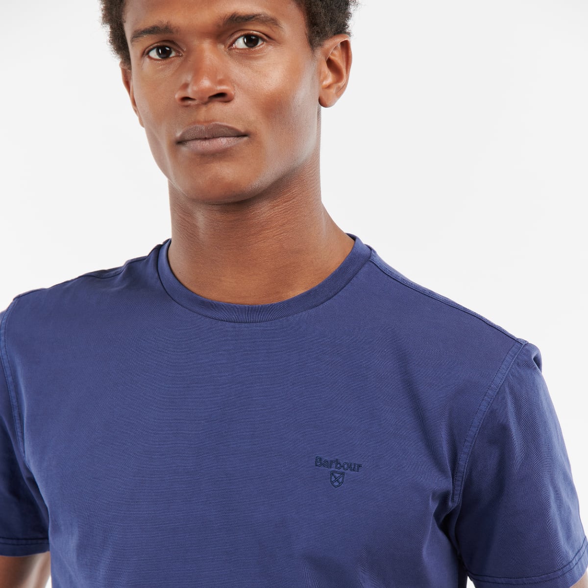 Barbour Men's Garment Dyed T-Shirt | Navy