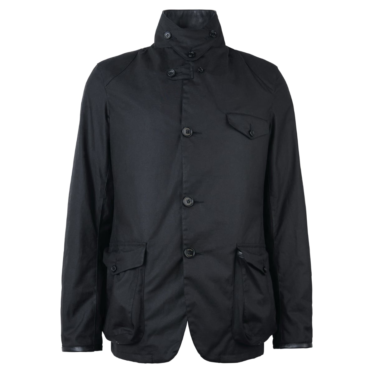 Barbour Beacon Sports Men's Waxed Jacket | Black