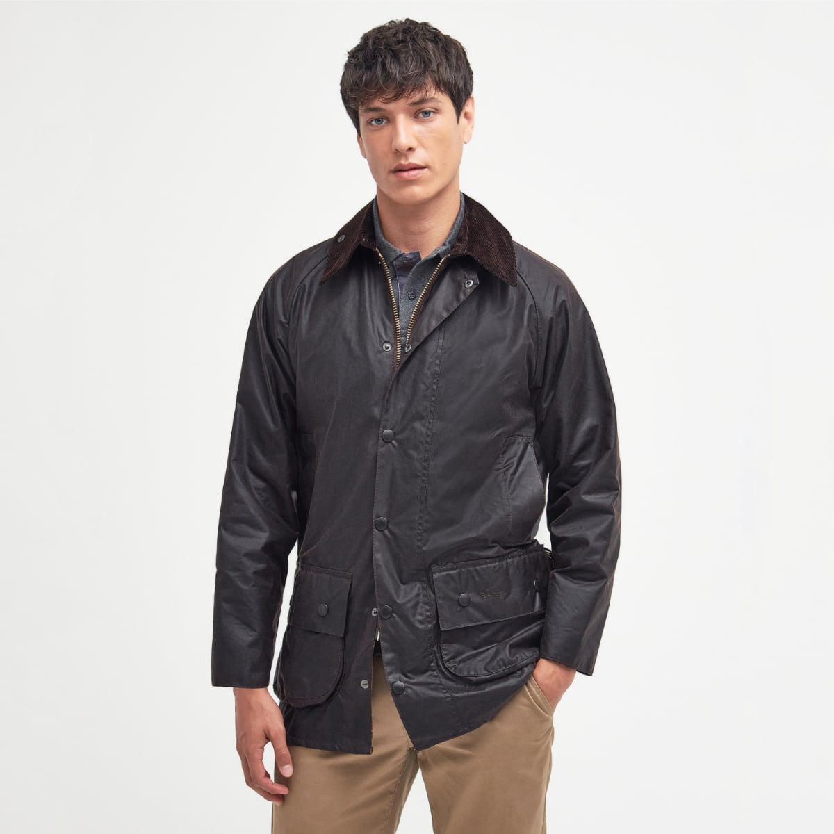 Barbour Beaufort Men's Waxed Jacket | Rustic