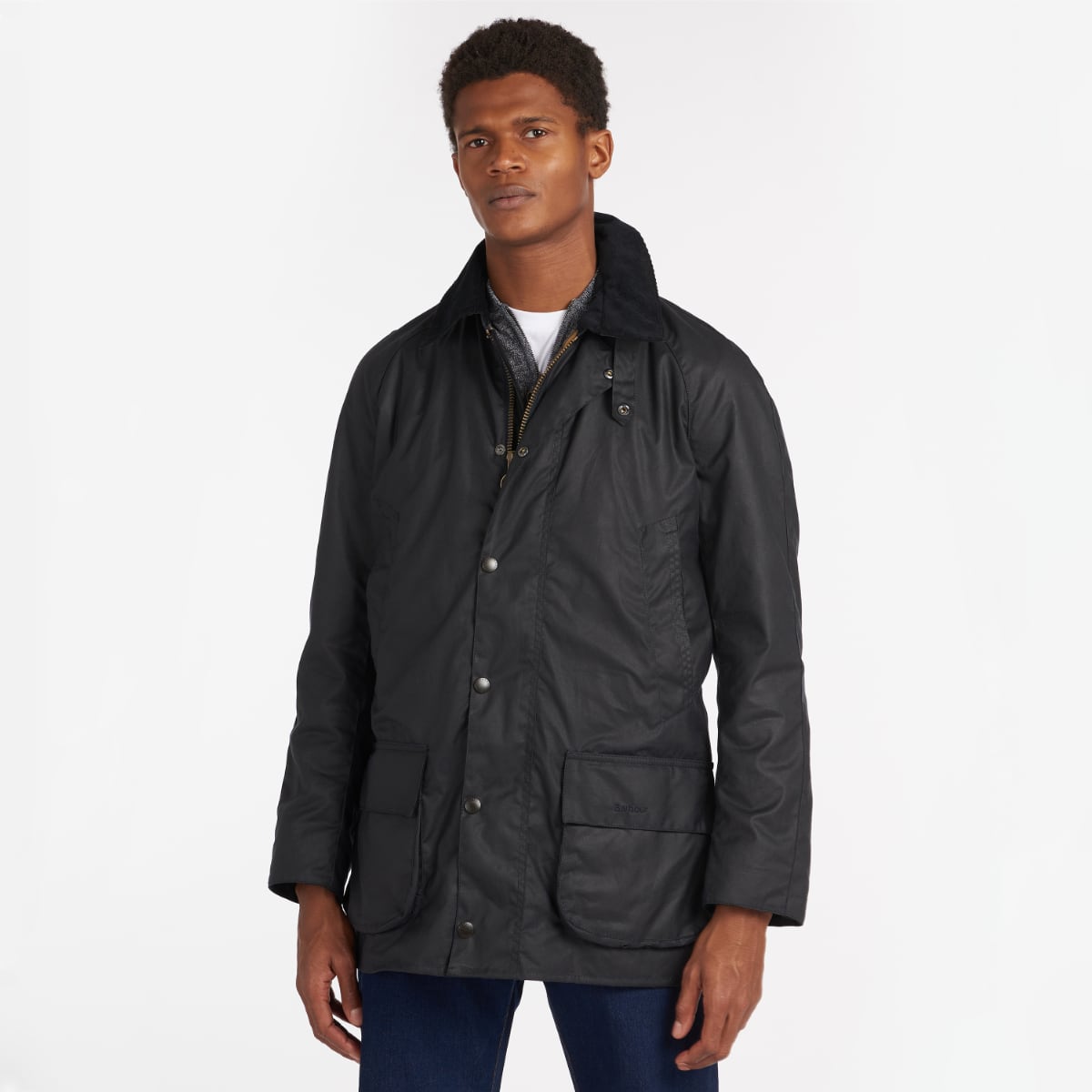 Barbour Bristol Men's Waxed Jacket | Navy