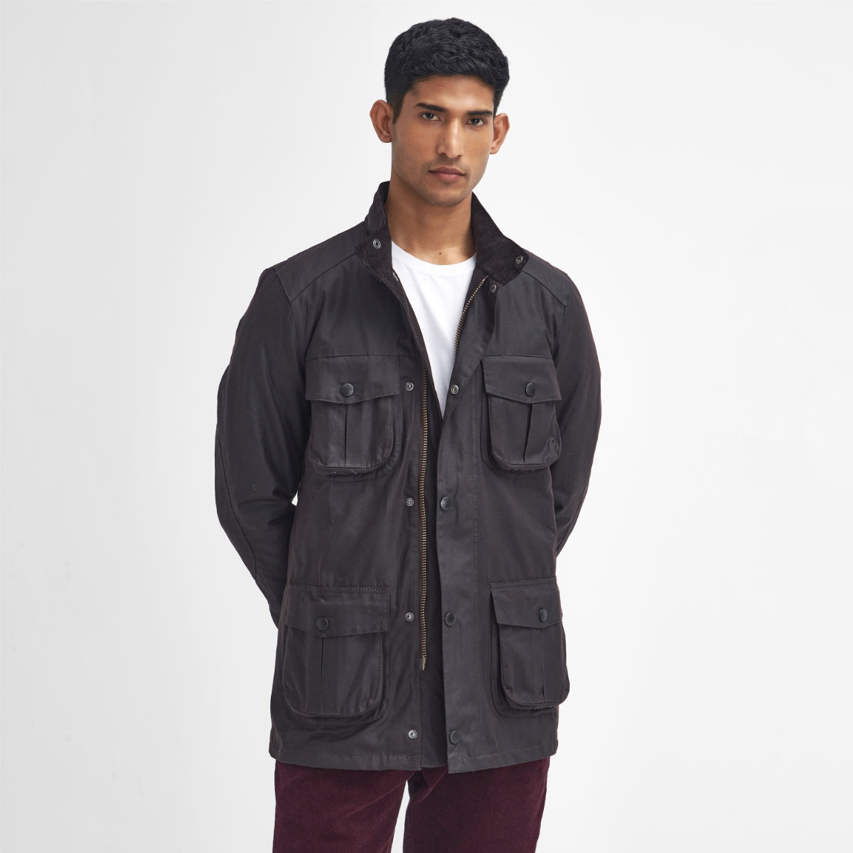 Buy the Barbour Corbridge Men's Waxed Jacket Rustic