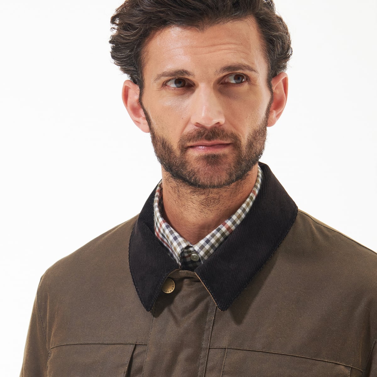 Barbour Spen Men's Waxed Jacket | Brown