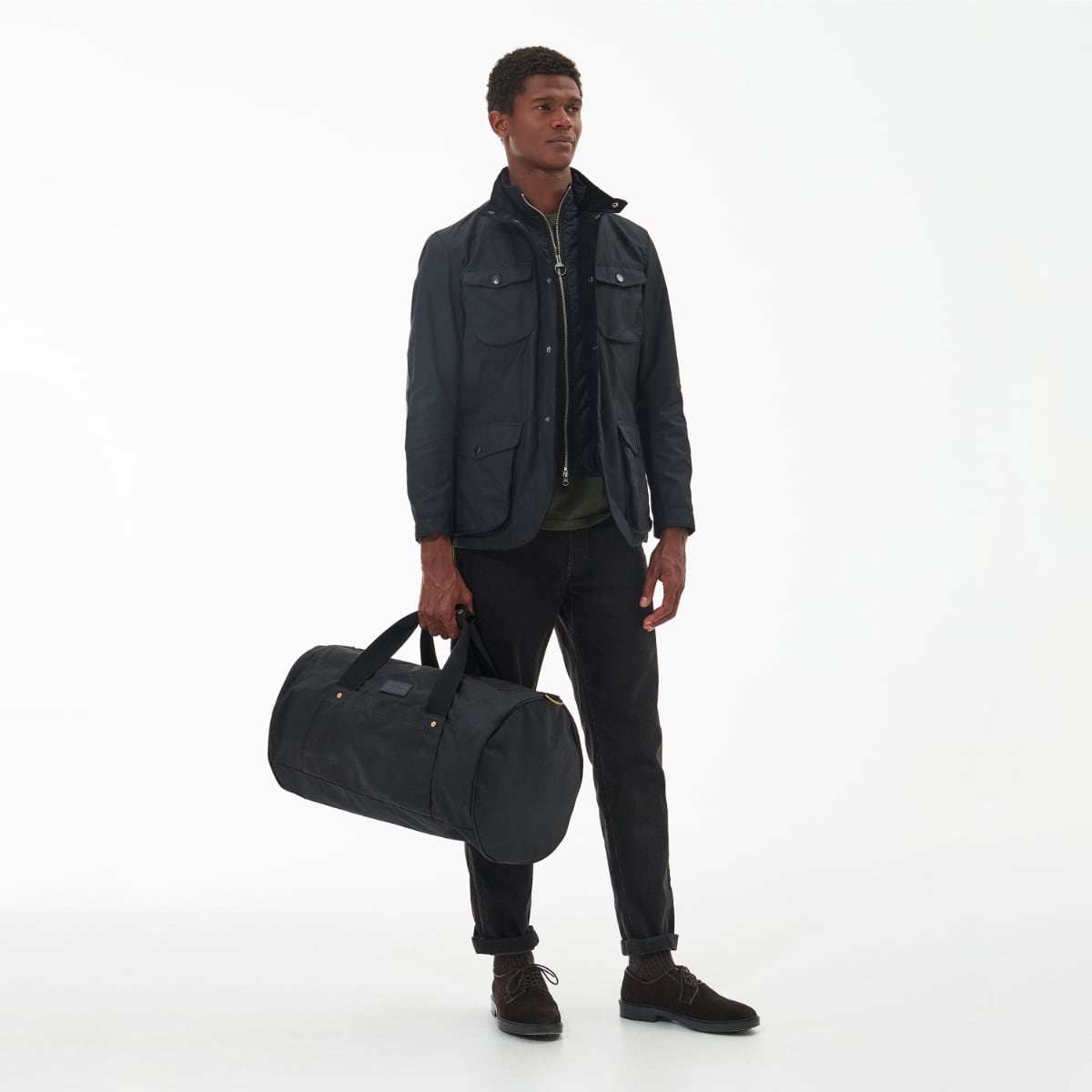 Barbour Explorer Wax Duffel | Black