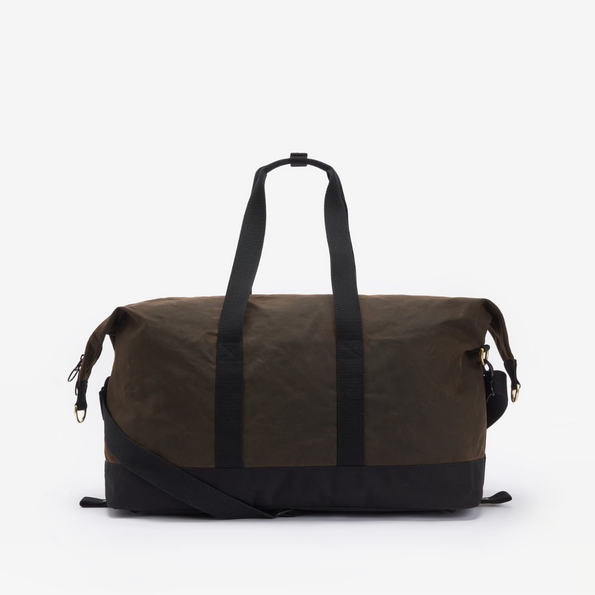 Barbour Field Wax Holdall in olive - rear angle