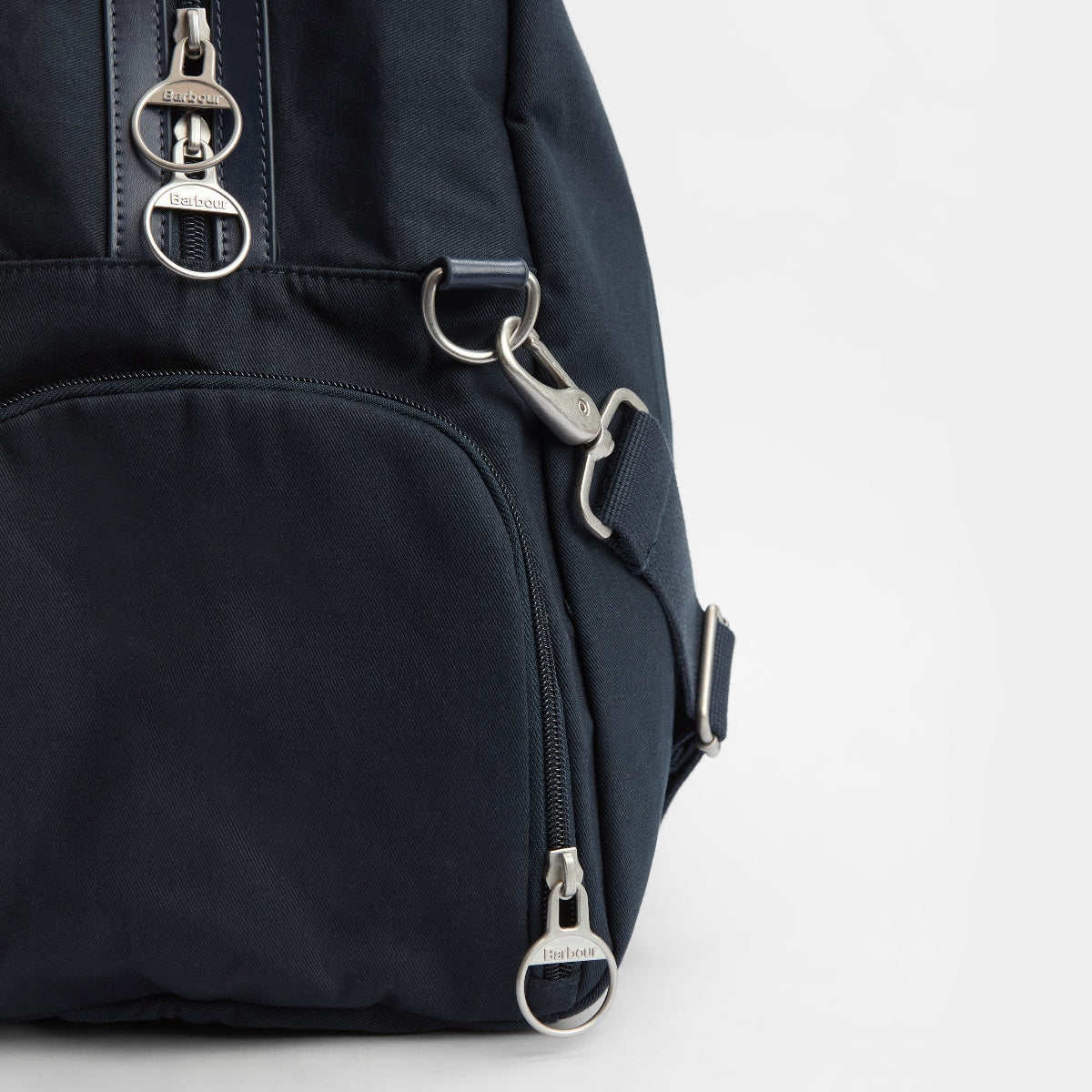 Barbour Cascade City Holdall close up