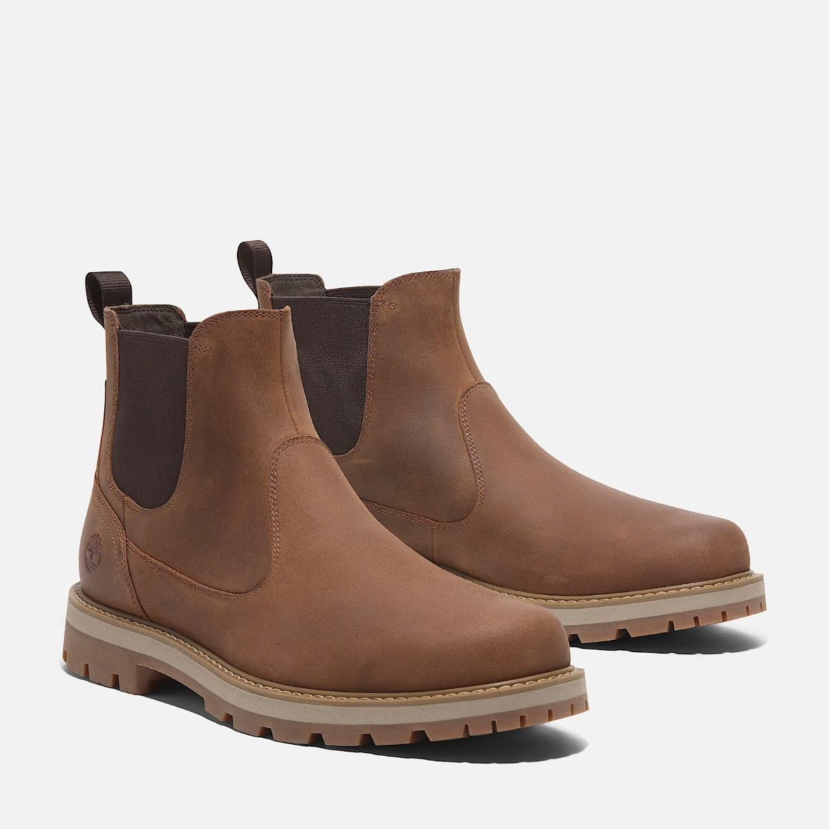 Timberland Britton Road Chelsea Men's Boots | Rust Full Grain (Model TB 0A6A4WEM6)