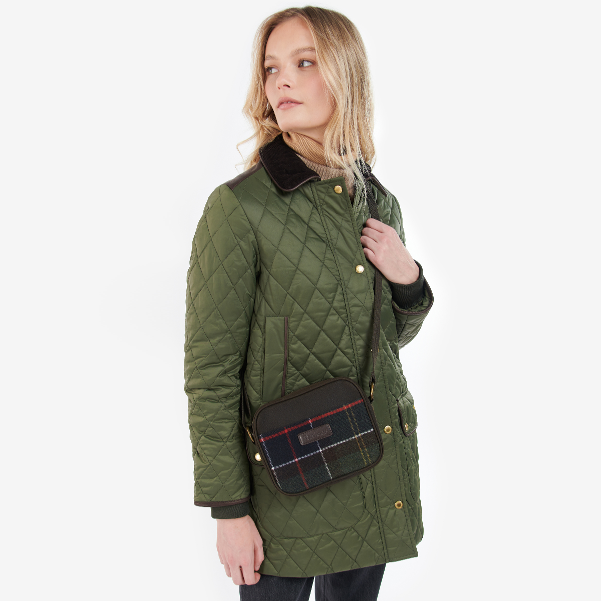 Barbour Contin Crossbody Bag | Classic Tartan
