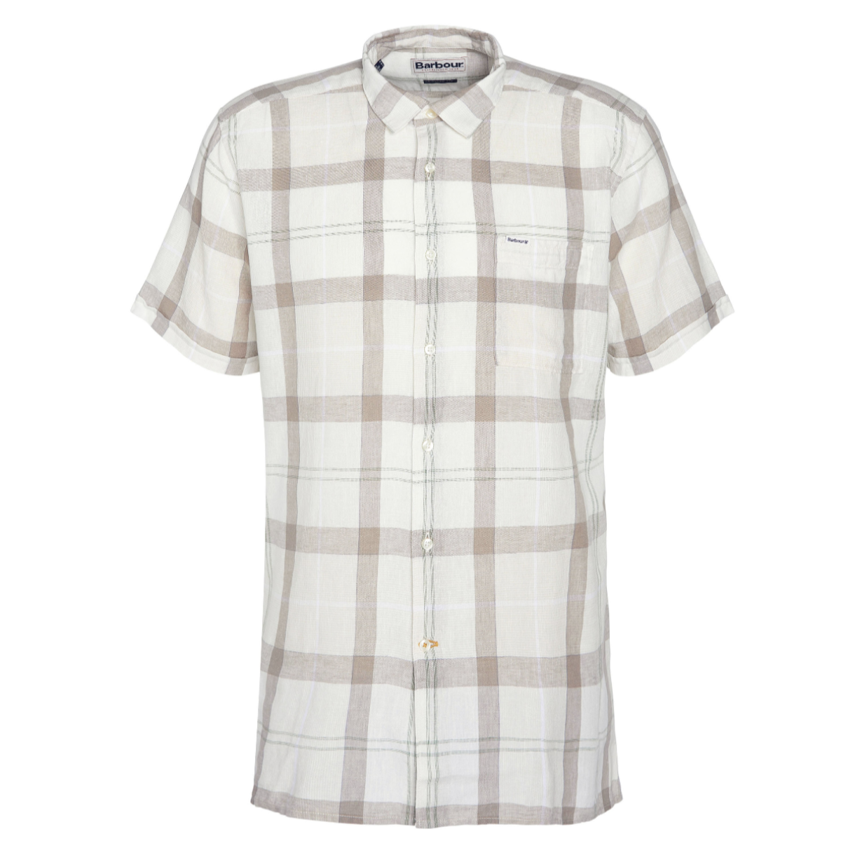 Barbour Croft Short Sleeve Regular Fit Men's Shirt | Saltmarsh Tartan