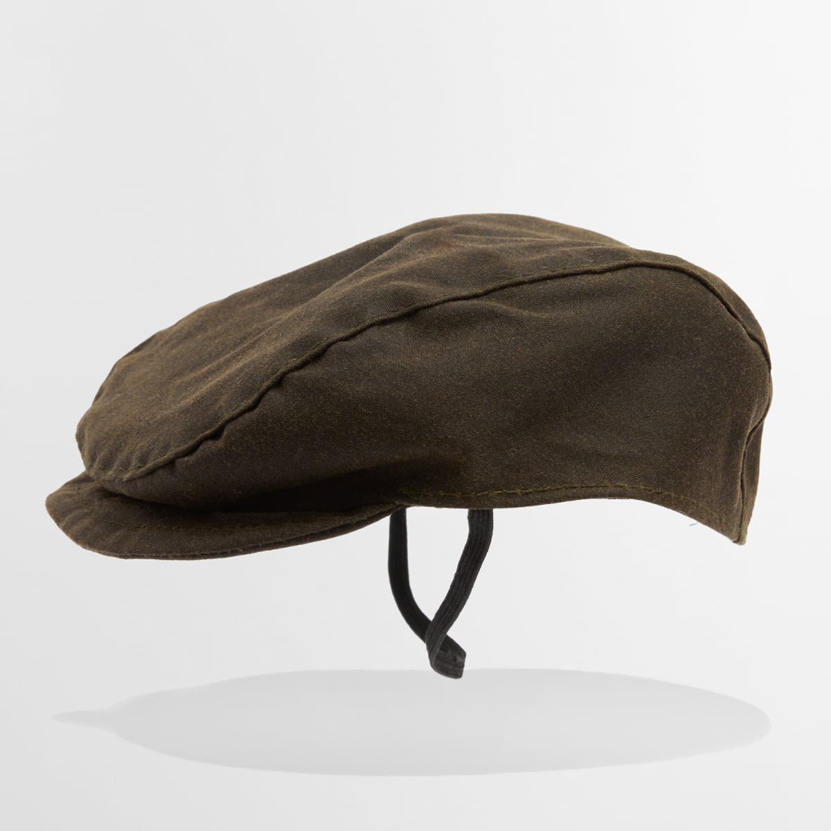 Barbour Dog Wax Flat Cap | Olive