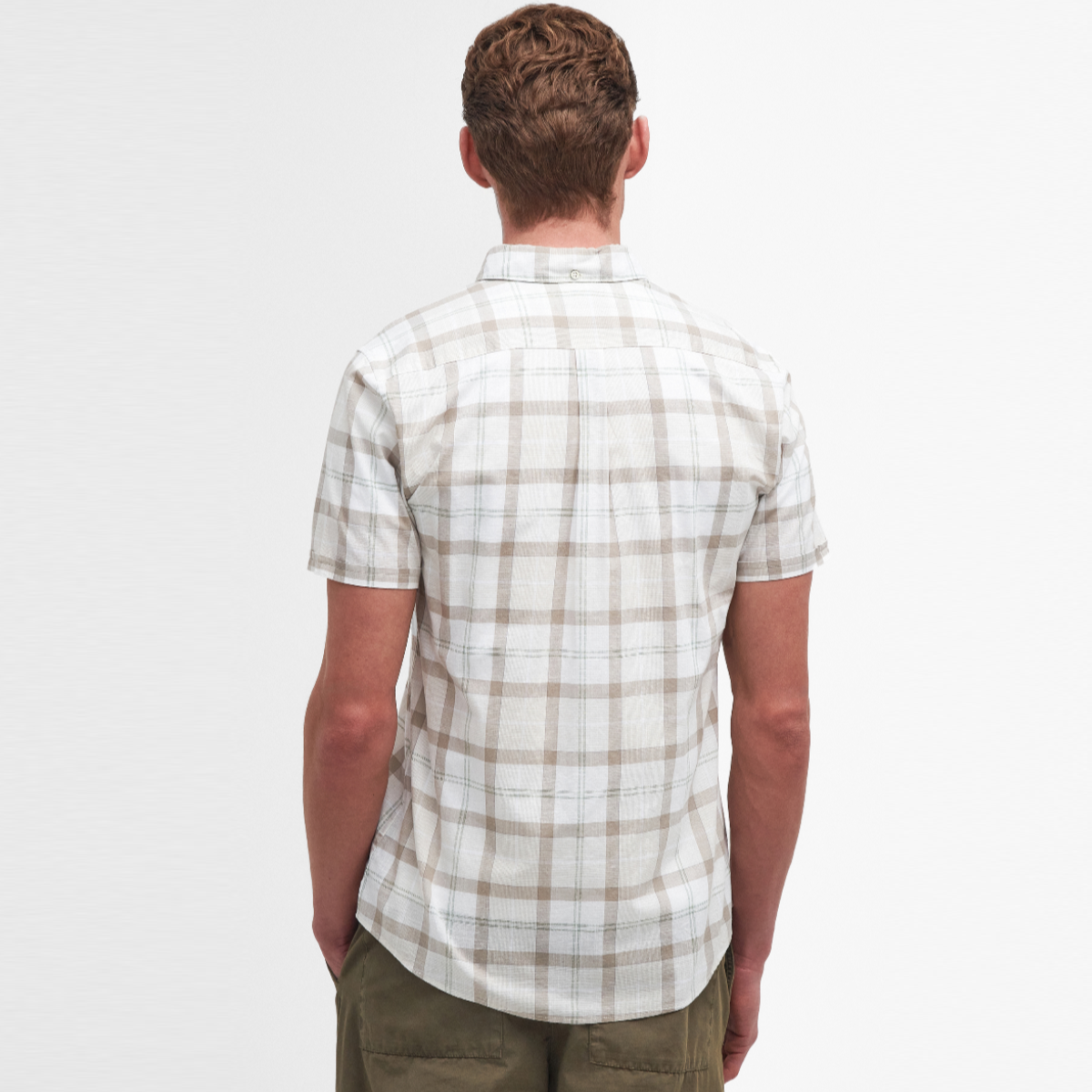 Barbour Delton Short Sleeve Tailored Fit Men's Shirt | Saltmarsh Tartan