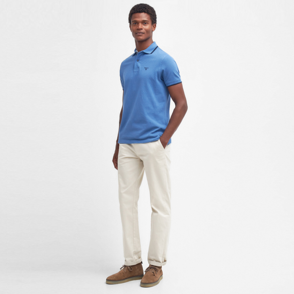 Barbour Men's Easington Polo Shirt | Federal Blue