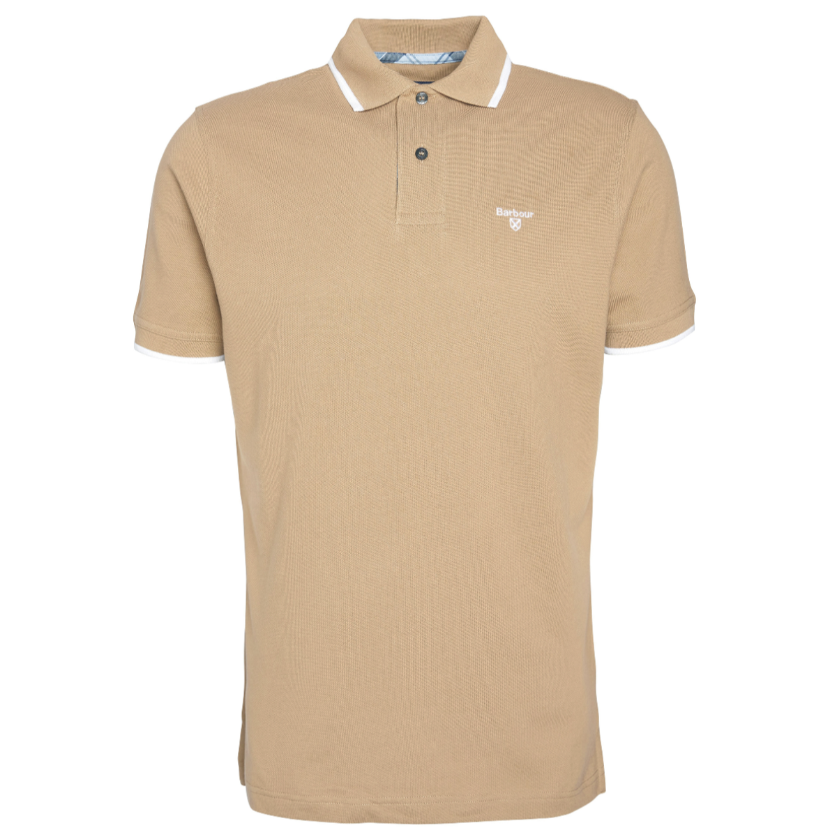 Barbour Men's Easington Polo Shirt | Military Brown