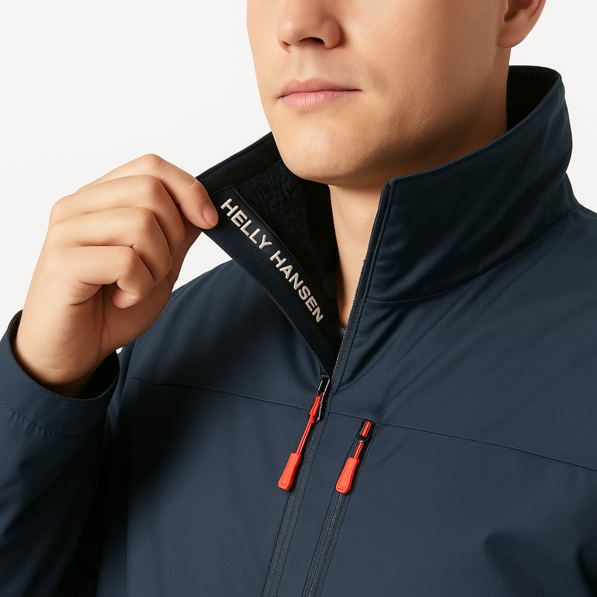 Helly Hansen Crew Hooded Pile Men's Jacket | Navy