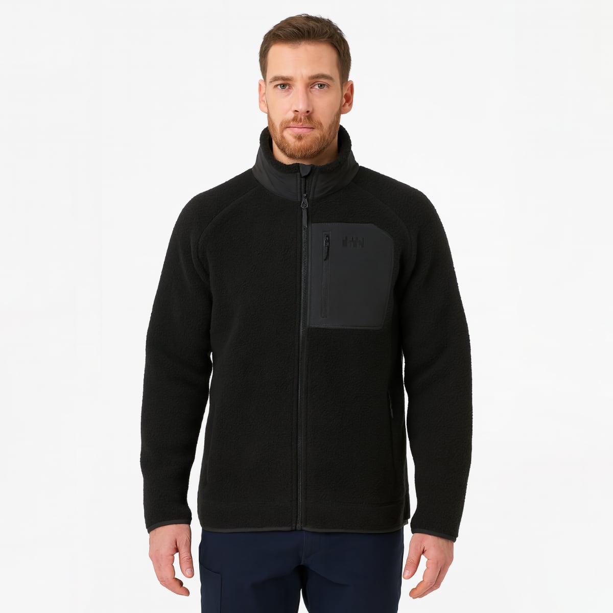 Helly Hansen Panorama Pile Fleece Men's Jacket | Black