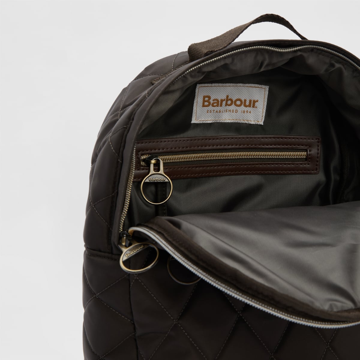 Barbour Quilted Backpack | Olive