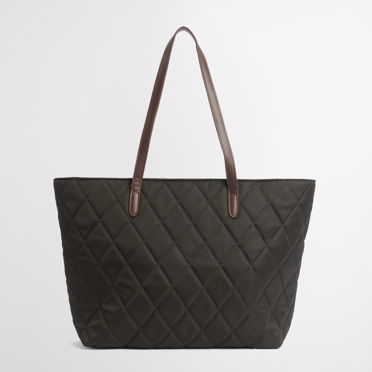 Barbour Quilted Tote Bag | Olive