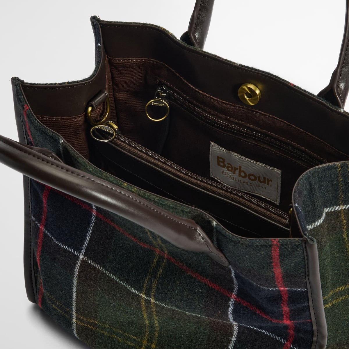 Barbour Barhill Tartan Tote Bag | Classic Tartan