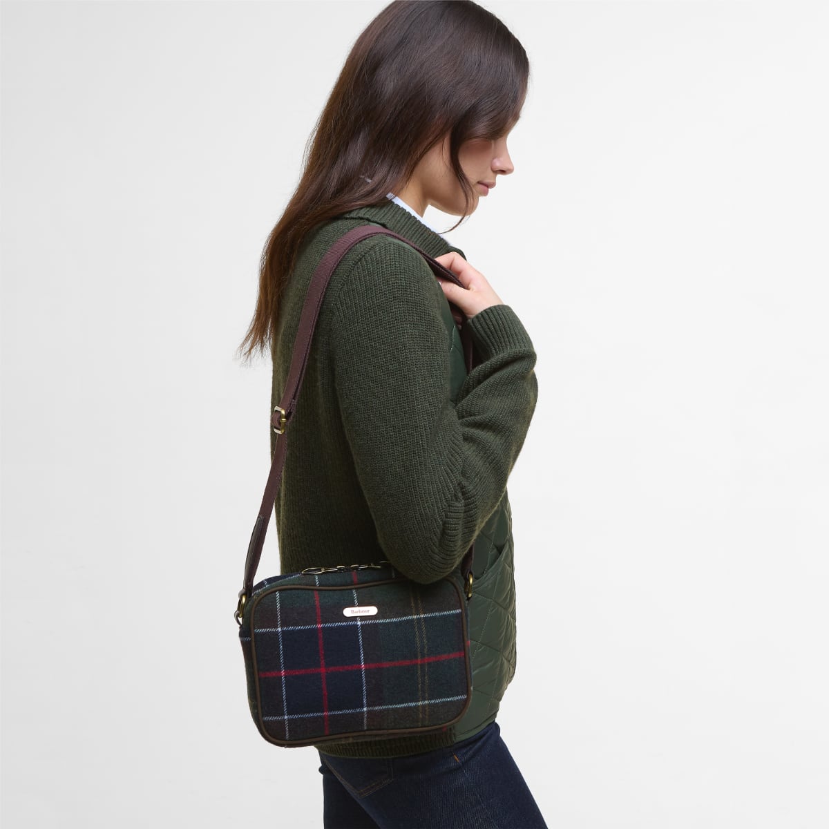 Barbour Culross Crossbody Bag | Classic Tartan