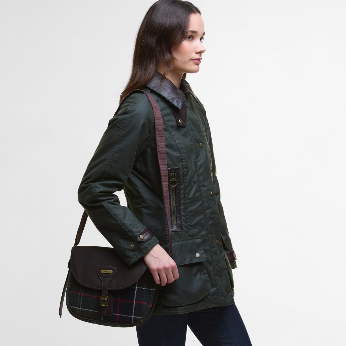 Barbour Cromarty Crossbody Bag | Classic Tartan