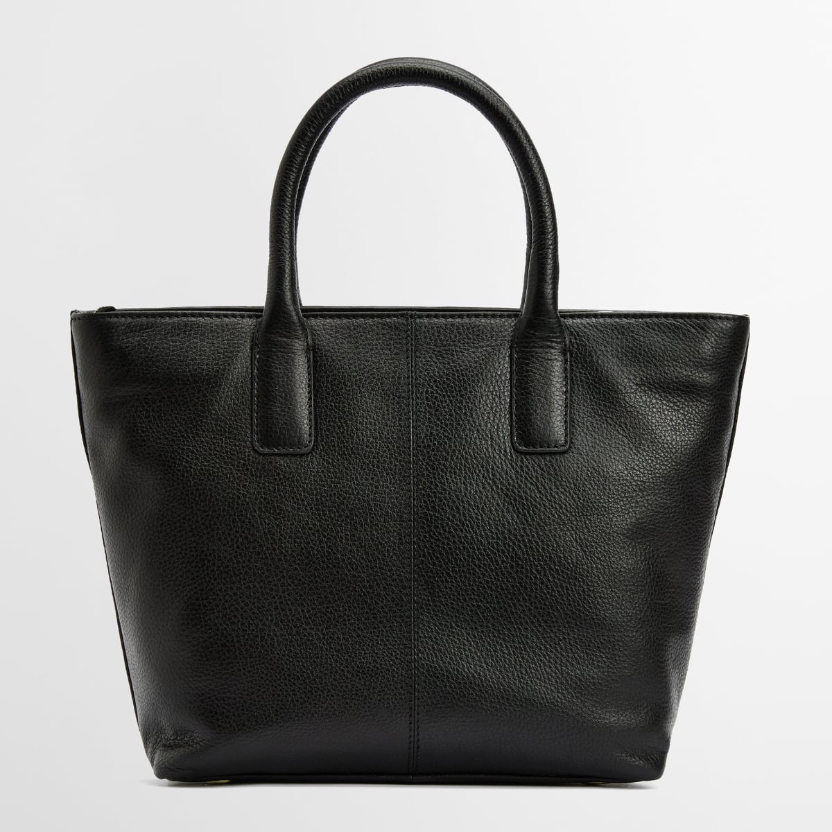 Barbour Birch Leather Tote Bag | Black